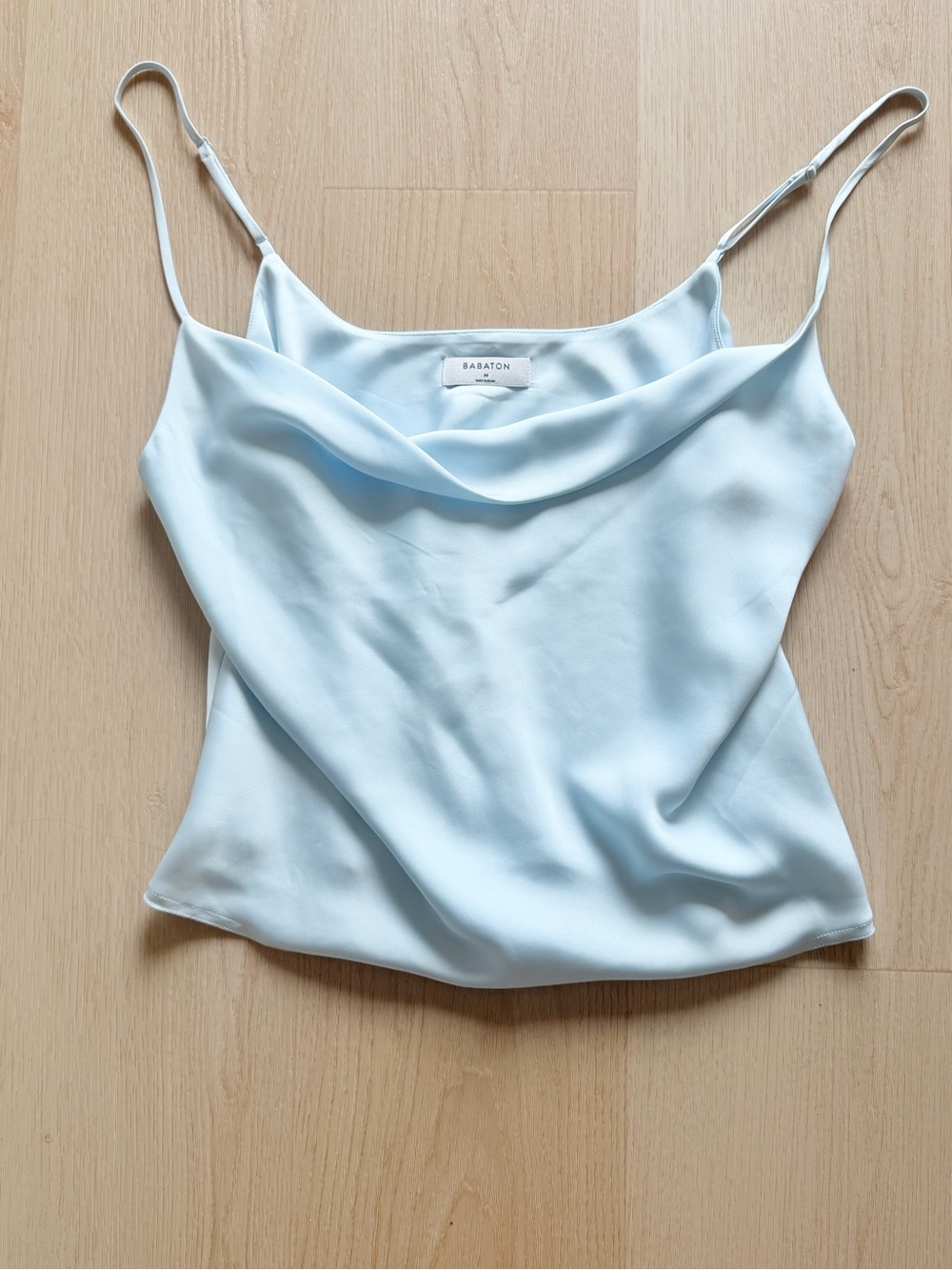 Babaton Pale Blue Babaton
Cowlneck Camisole NWOT